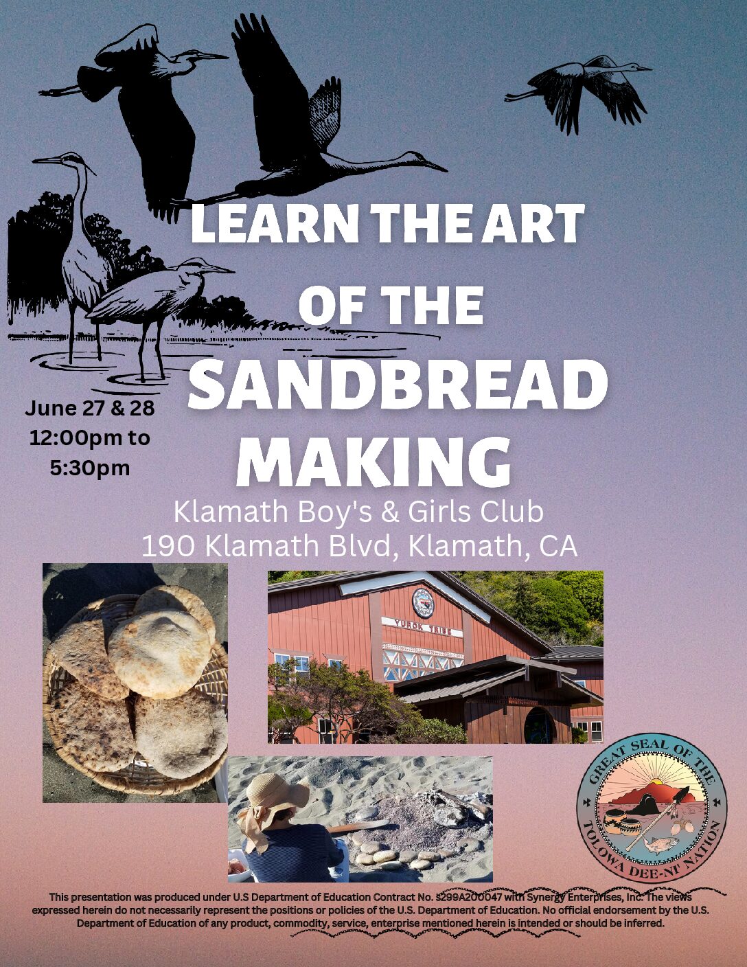Learn the art of sand bread making