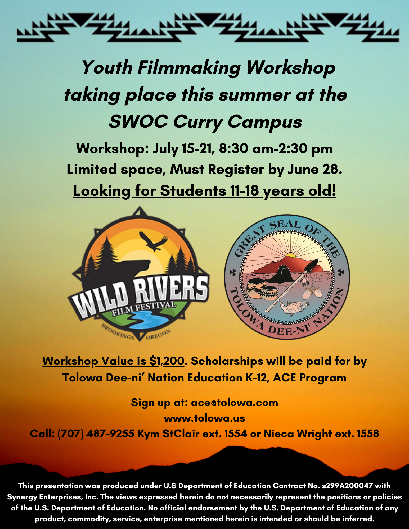 Summer Youth Filmmaking Workshop