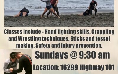 Girls Stick Game and Grappling Fundamentals